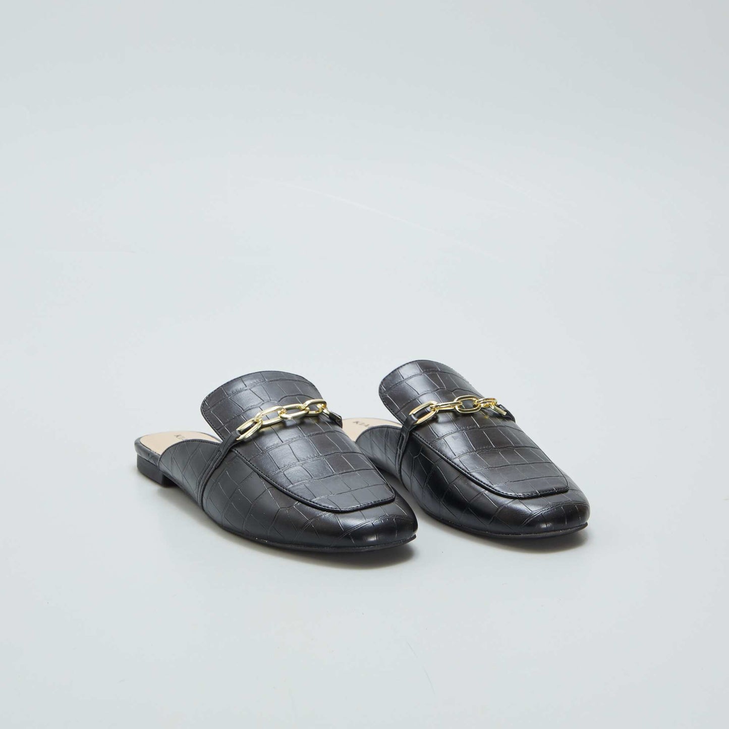 Mules mocassins Noir