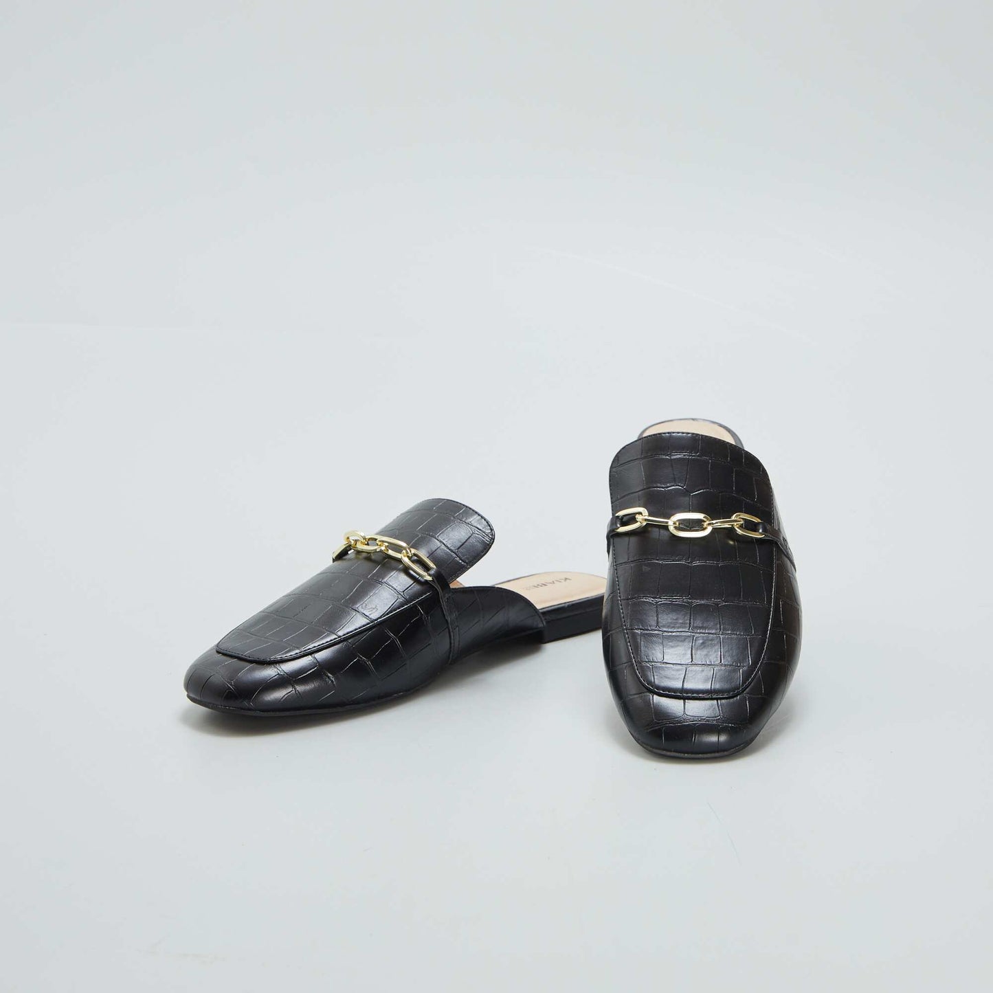 Mules mocassins Noir