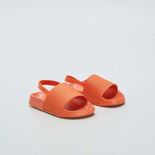 Mules de plage Orange