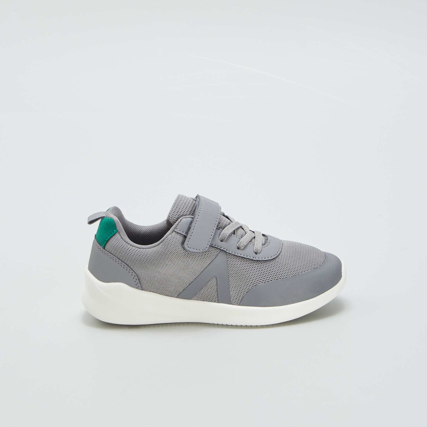 Baskets basses running Gris/vert