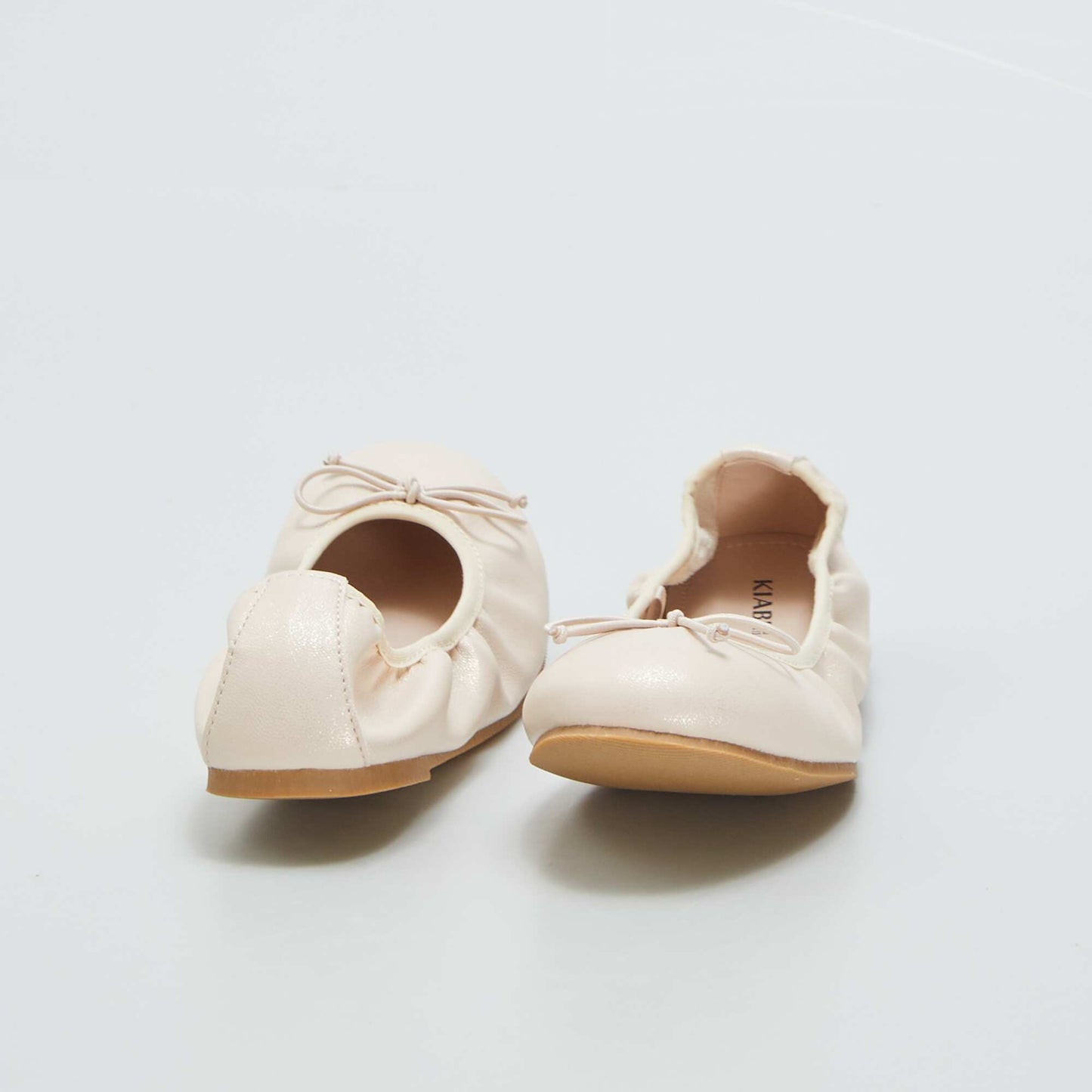 Ballerines avec n ud fantaisie Beige