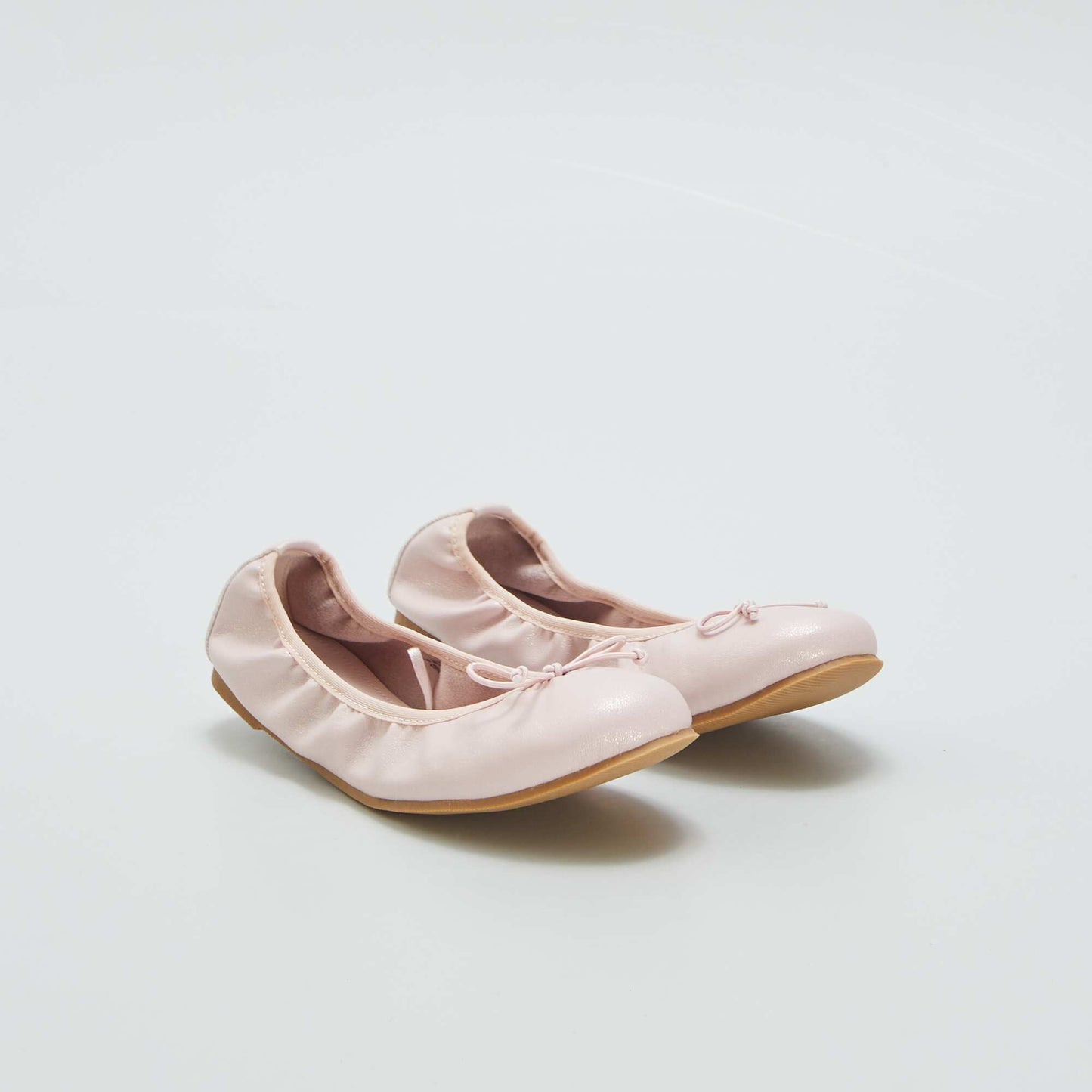 Ballerines avec n ud fantaisie Rose