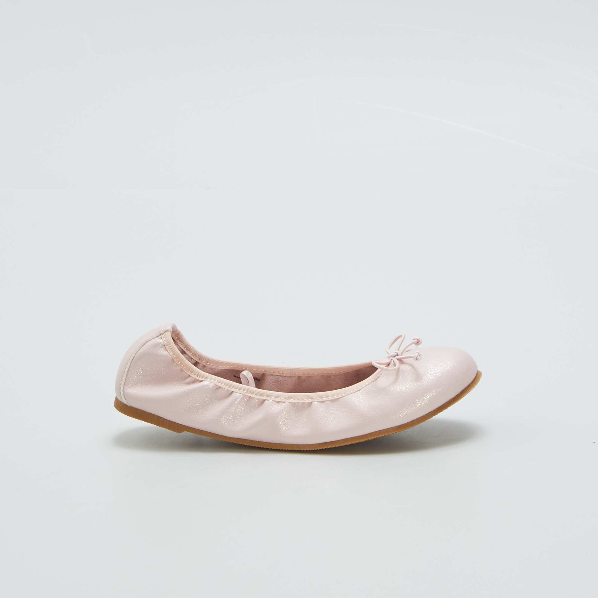 Ballerines avec n ud fantaisie Rose
