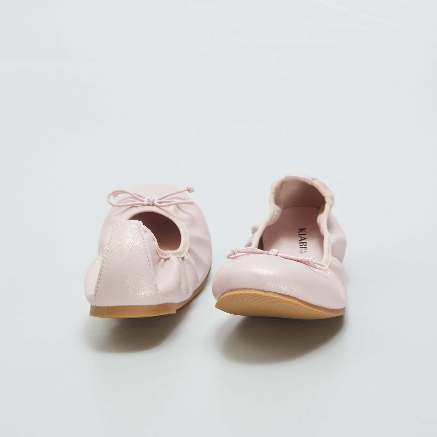 Ballerines avec n ud fantaisie Rose