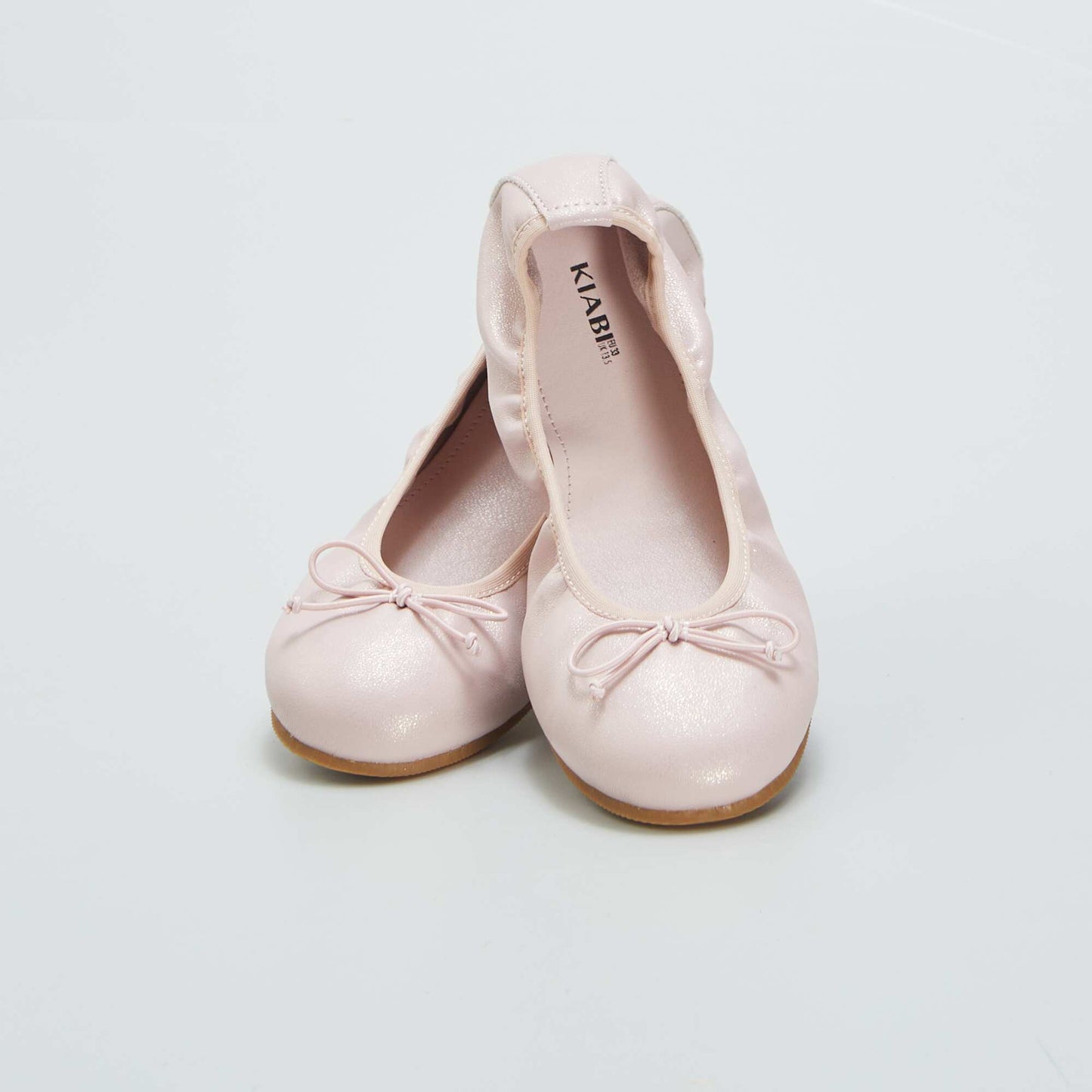 Ballerines avec n ud fantaisie Rose