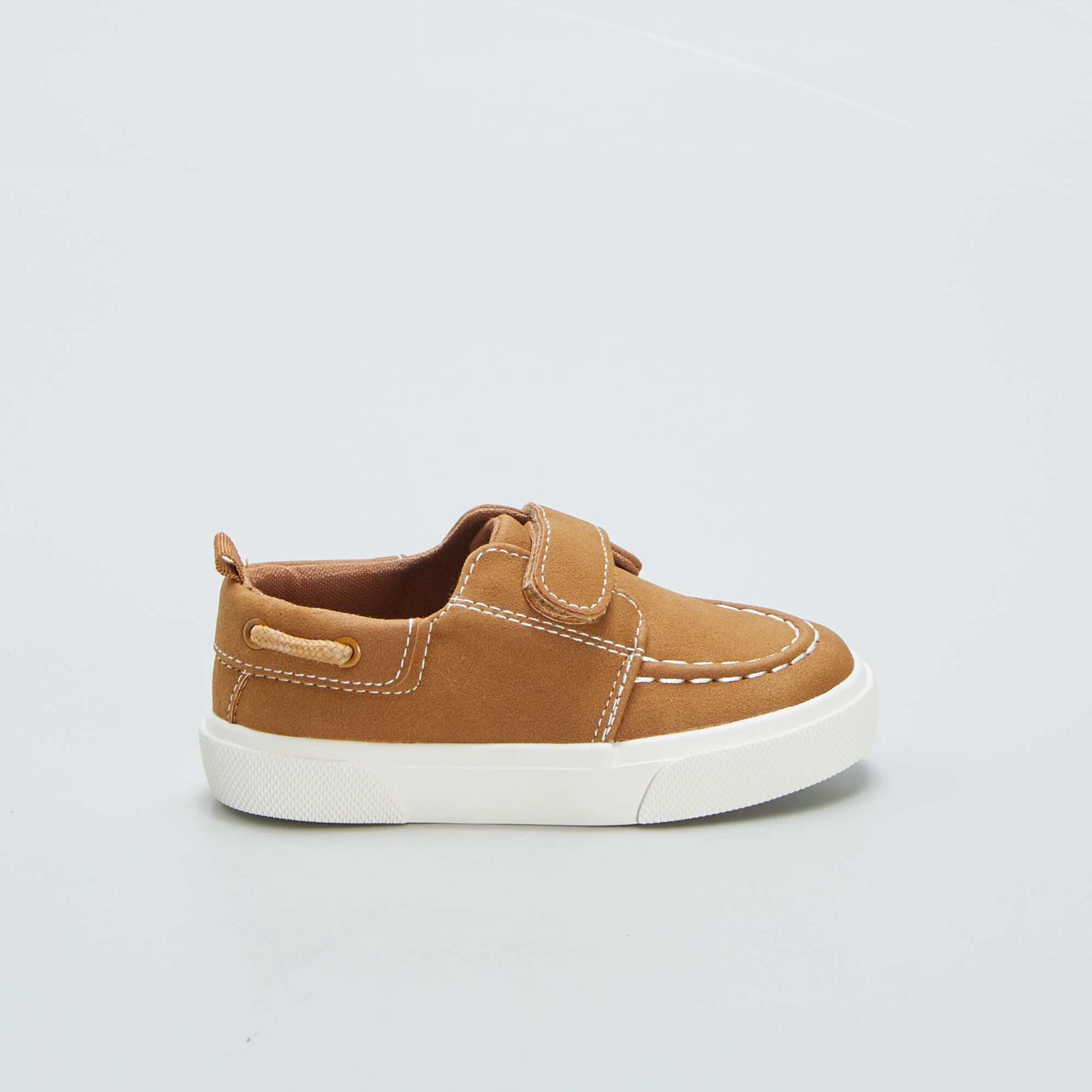 Baskets forme bateau Marron
