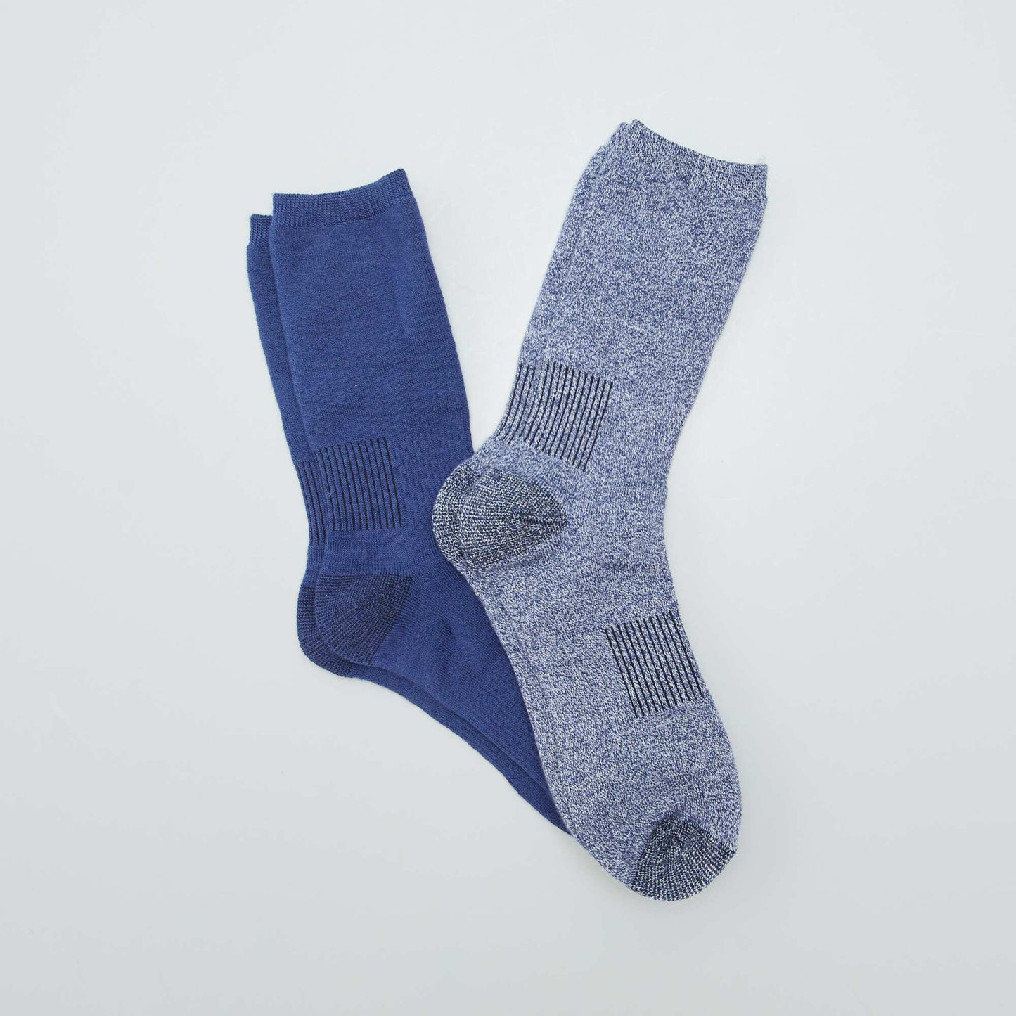 Lot de 2 paires de chaussettes thermiques Lot bleu