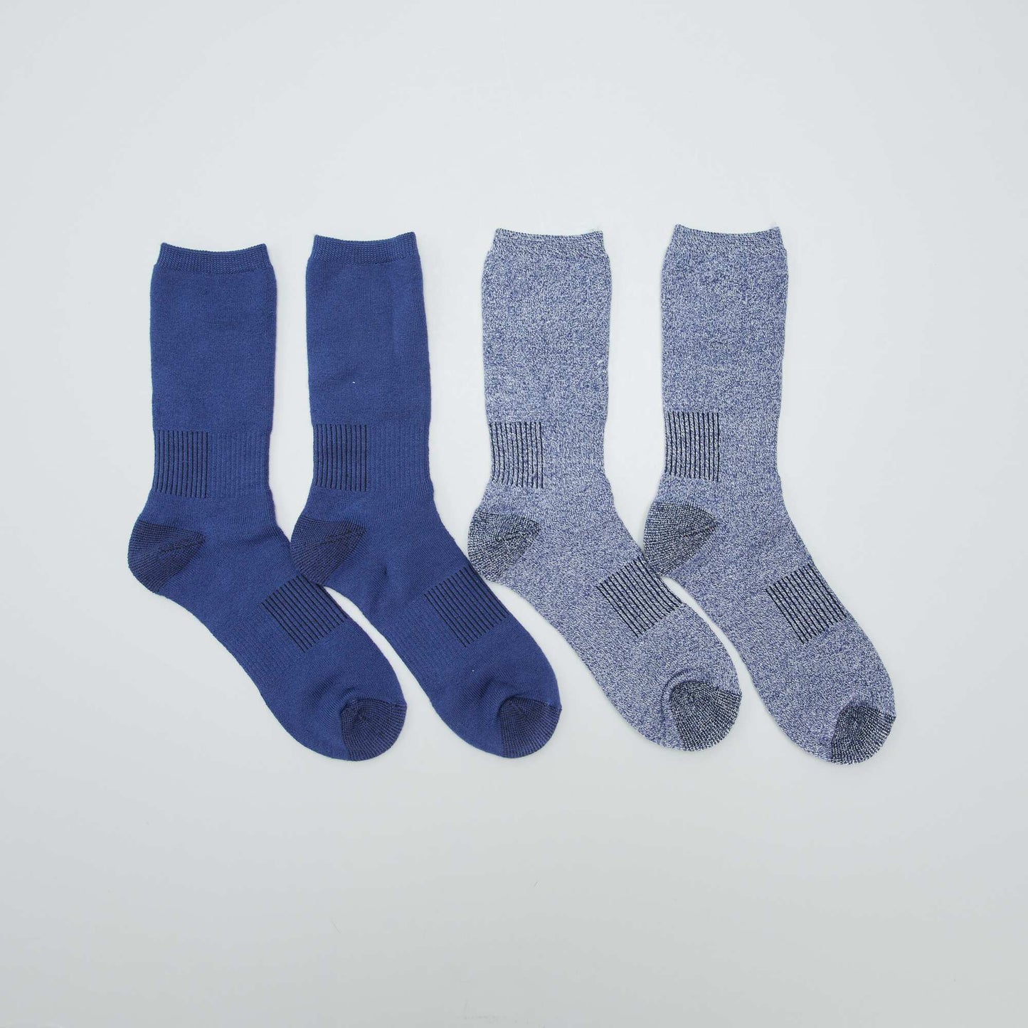 Lot de 2 paires de chaussettes thermiques Lot bleu