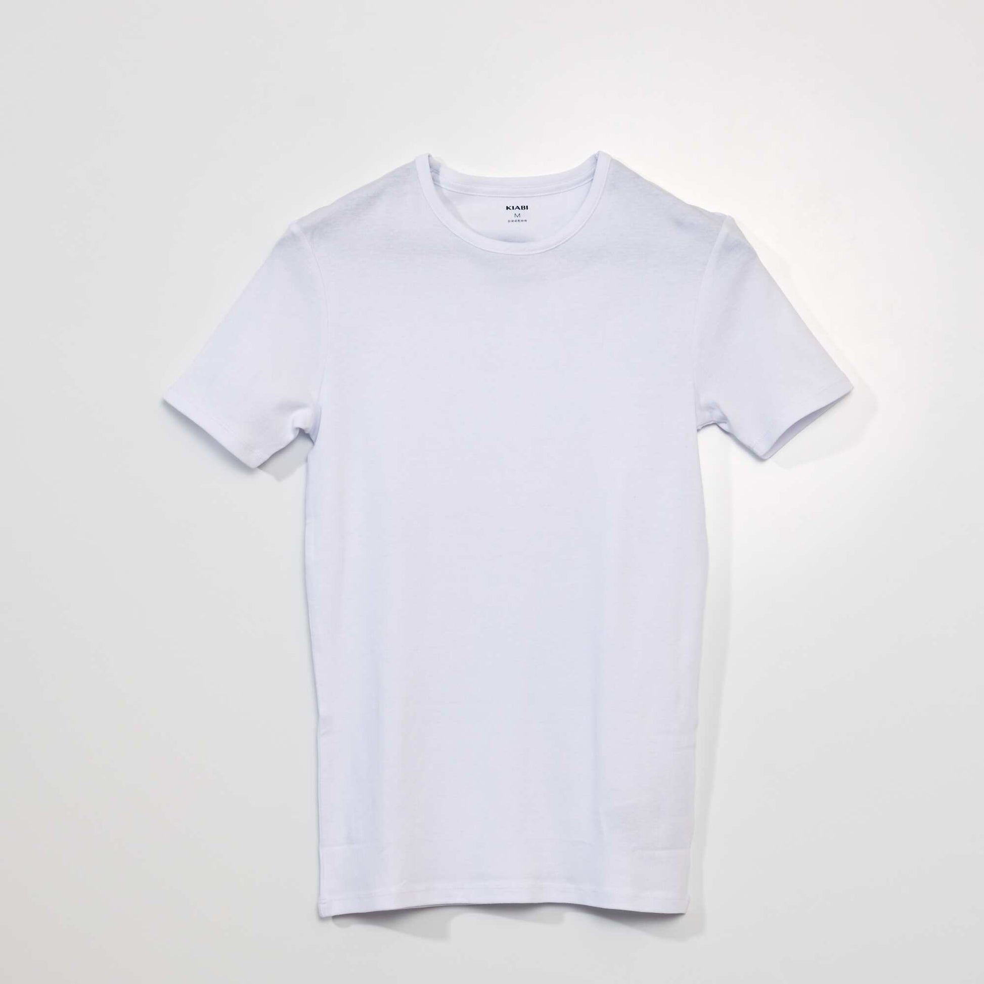Lot de t-shirts unis blanc