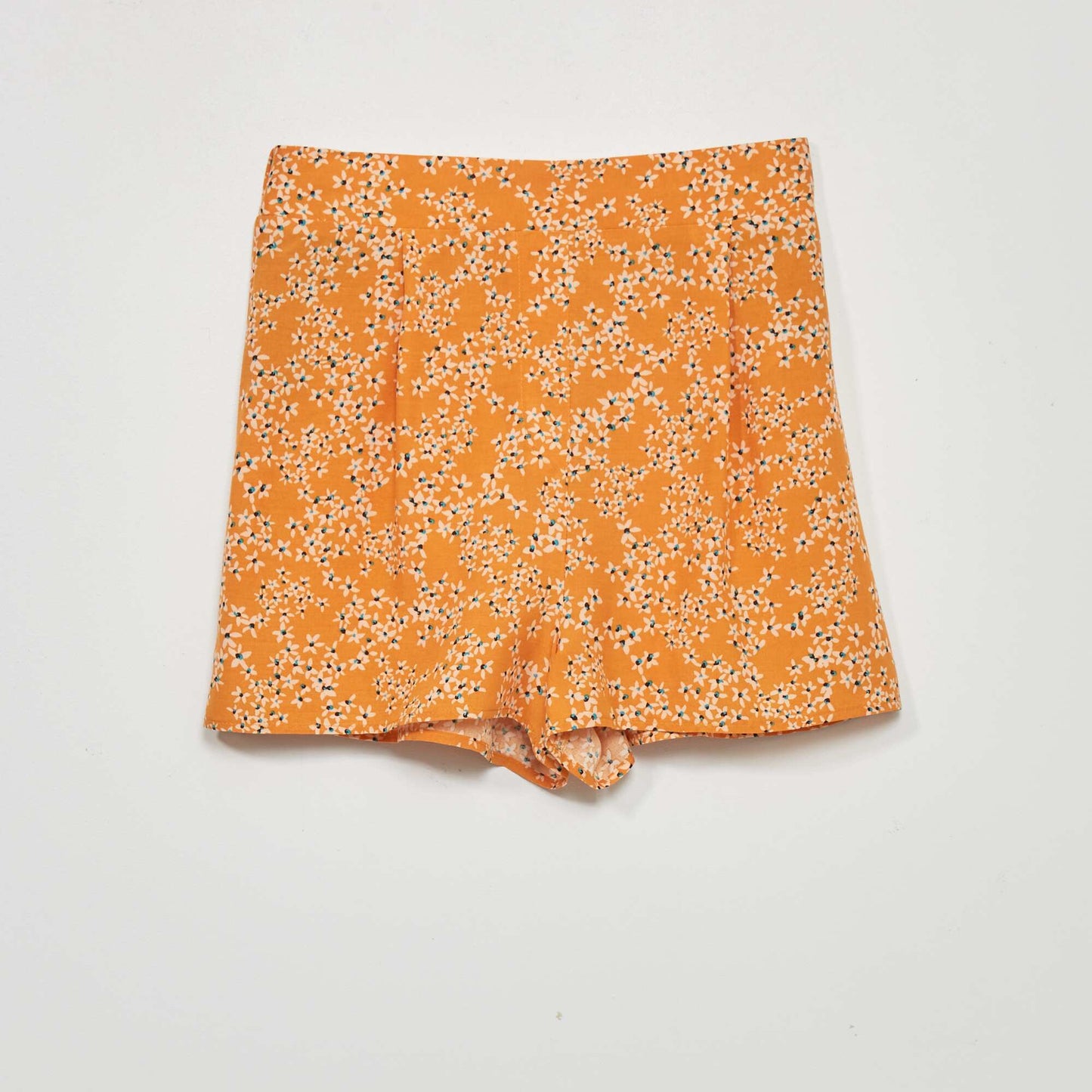 Short fluide avec imprim Orange