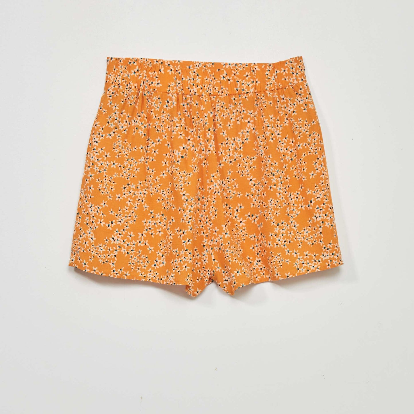 Short fluide avec imprim Orange