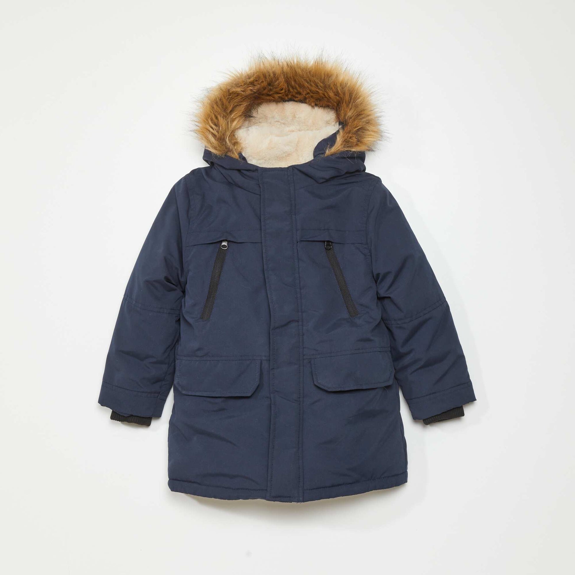 Parka capuche - Toujours + de chaleur Bleu marine