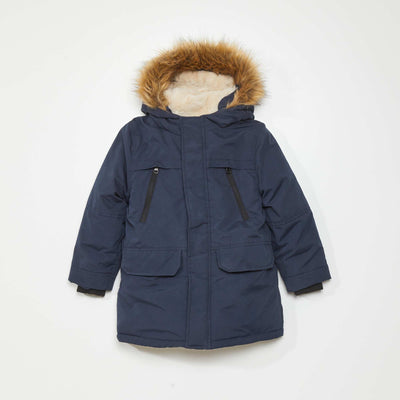 Parka capuche - Toujours + de chaleur Bleu marine