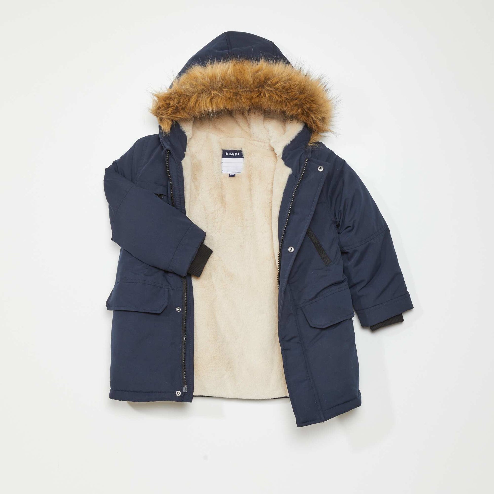 Parka capuche - Toujours + de chaleur Bleu marine