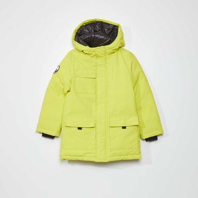 Parka capuche - Toujours + de chaleur Jaune