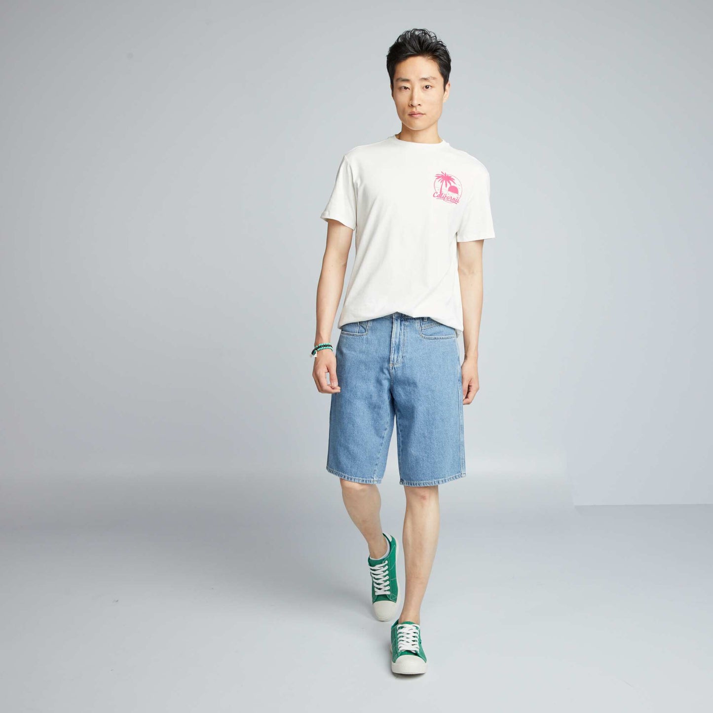 T-shirt California blanc