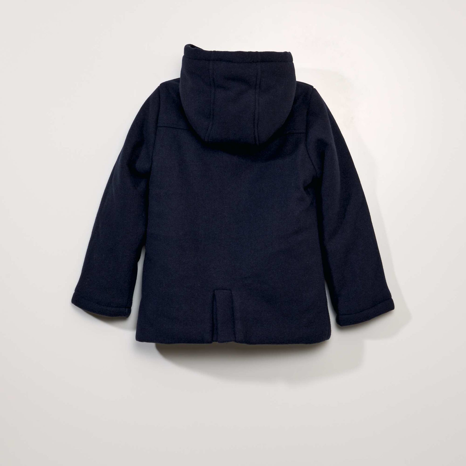 Duffle coat effet lainage Bleu