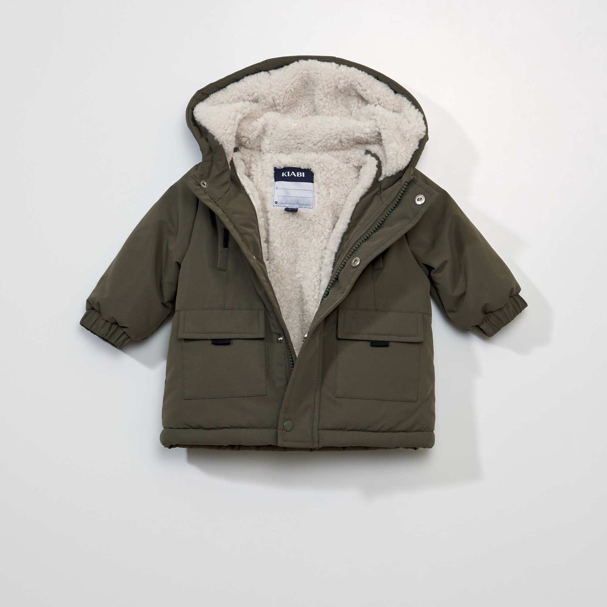 Parka capuche Kaki