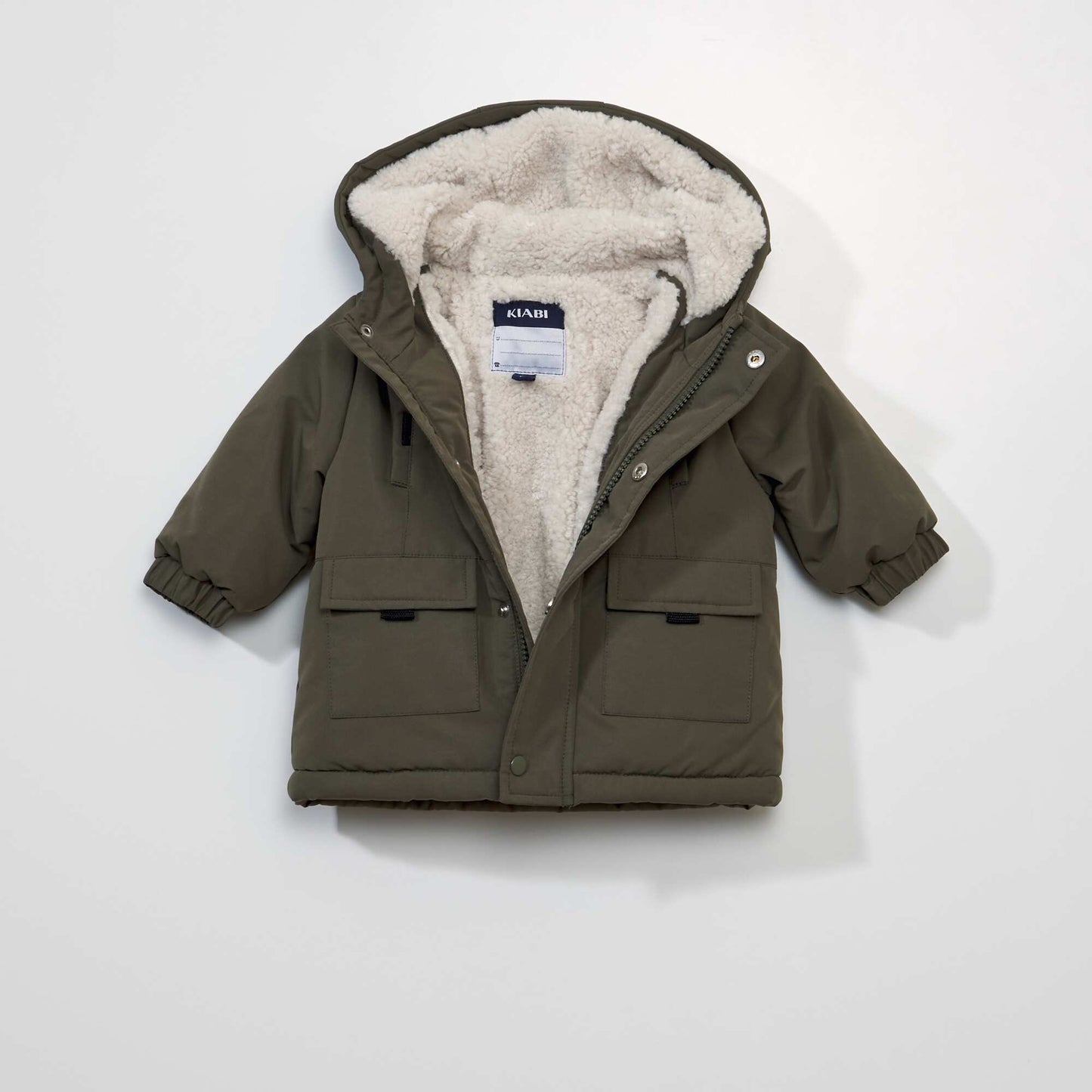 Parka capuche Kaki