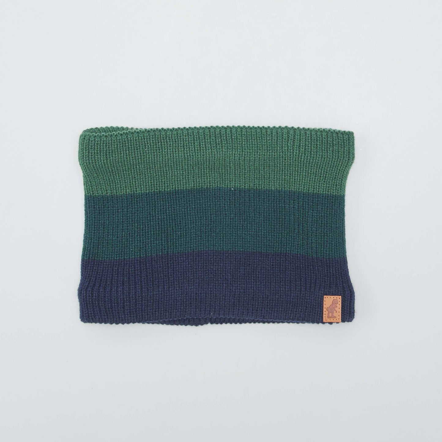 Ensemble bonnet + snood - 2 pi ces Vert/bleu