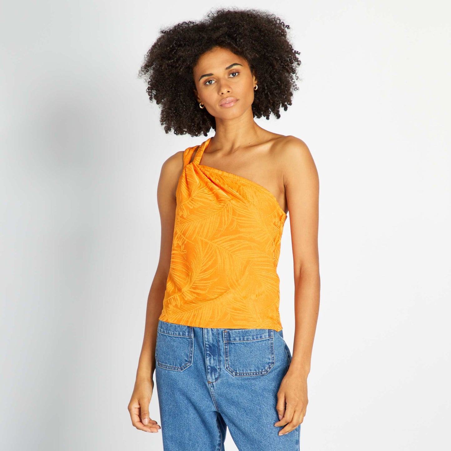 Top asym trique Orange