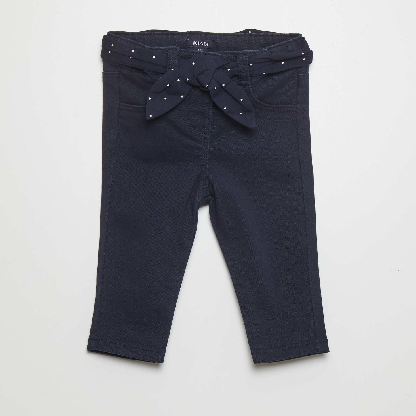 Pantalon slim Bleu marine