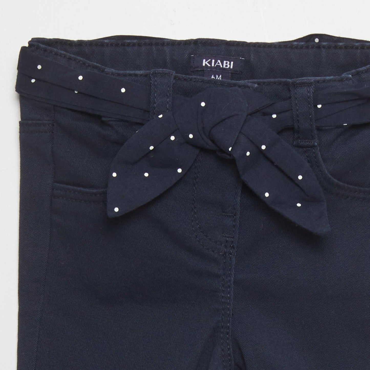 Pantalon slim Bleu marine