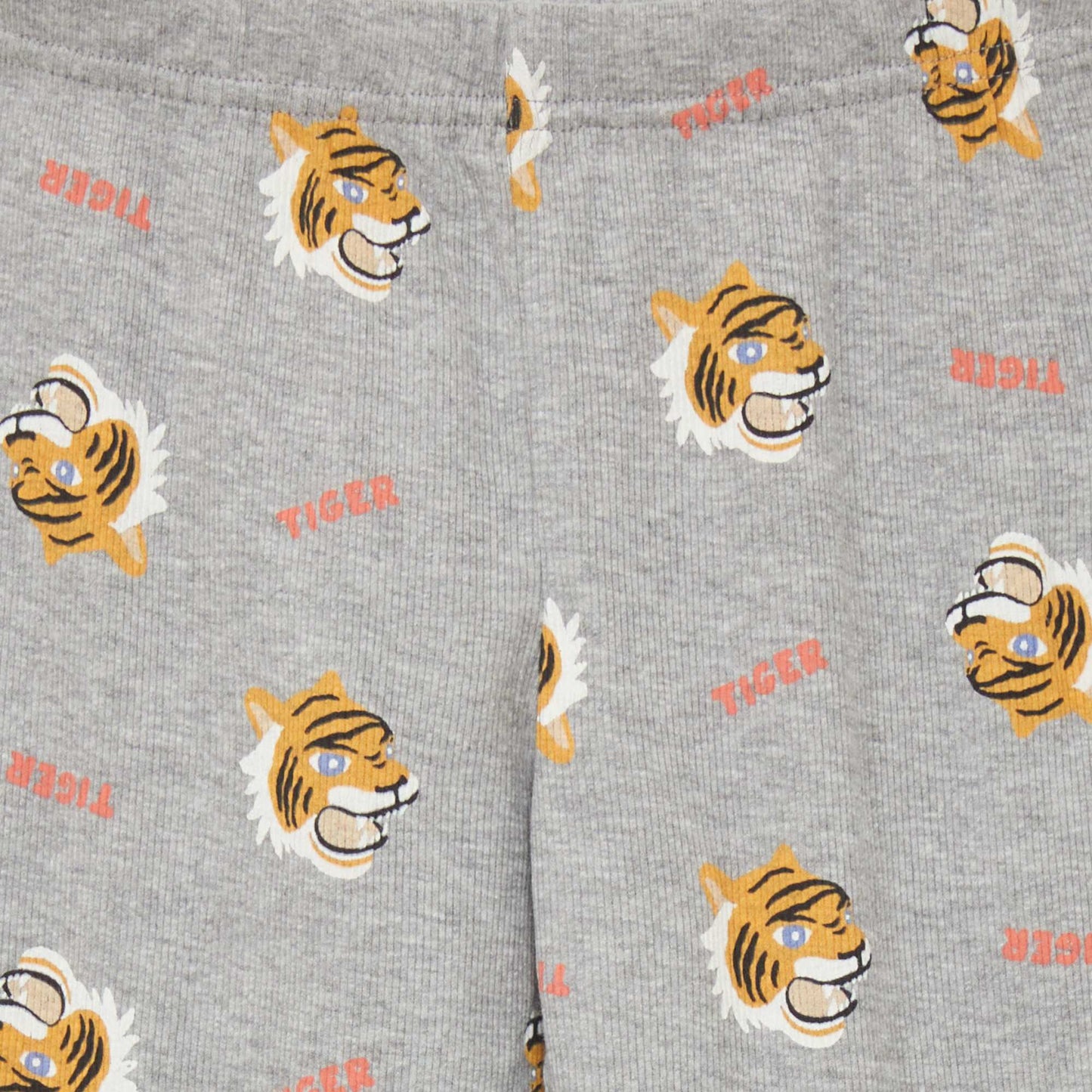 Pyjama long imprim all over Gris