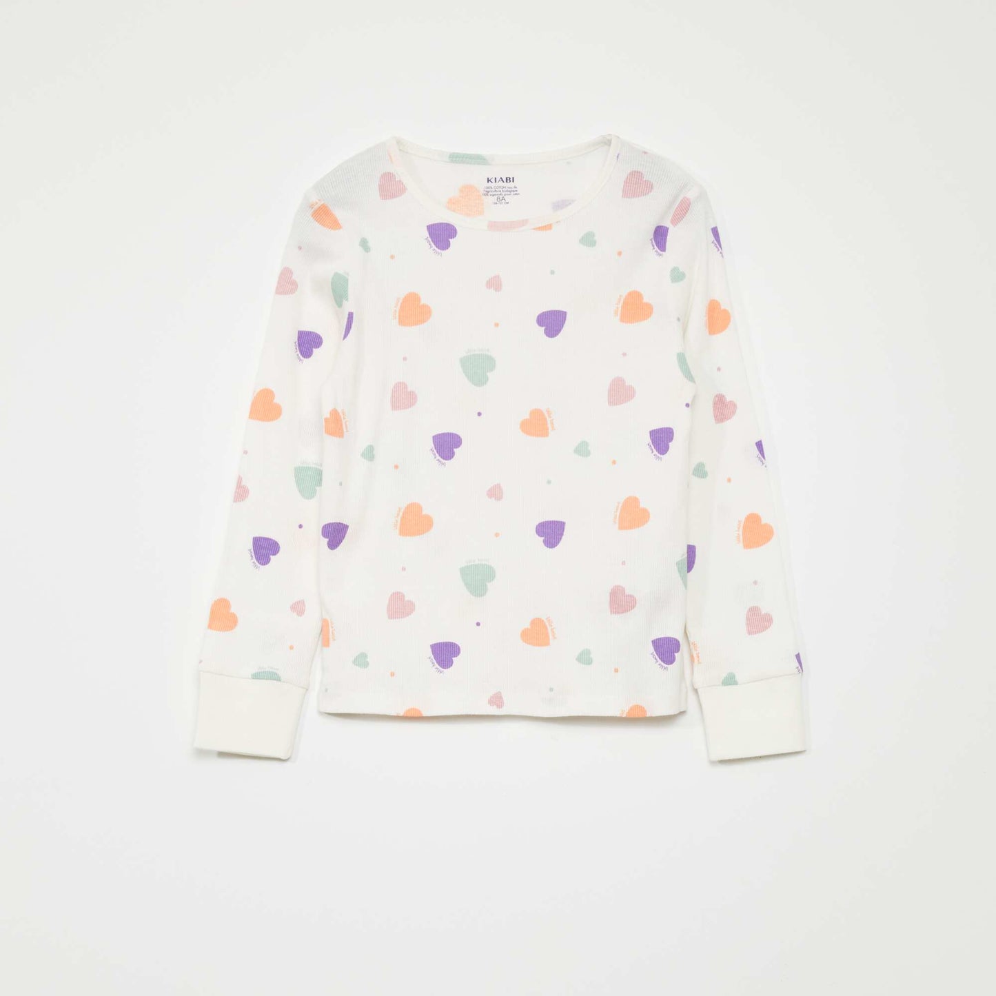 Ensemble pyjama t-shirt + pantalon - 2 pi ces Blanc
