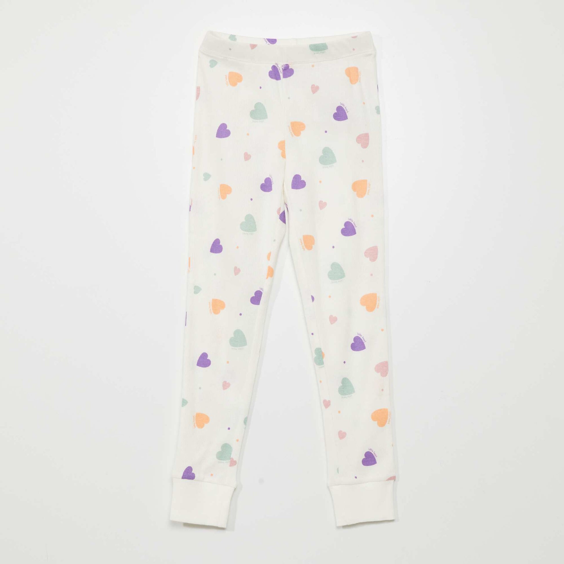 Ensemble pyjama t-shirt + pantalon - 2 pi ces Blanc