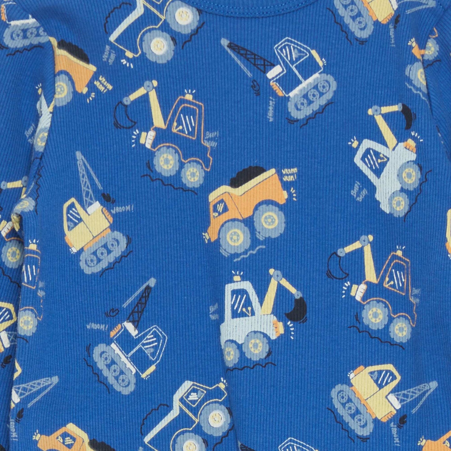 Ensemble pyjama côtelé - 2 pièces Bleu