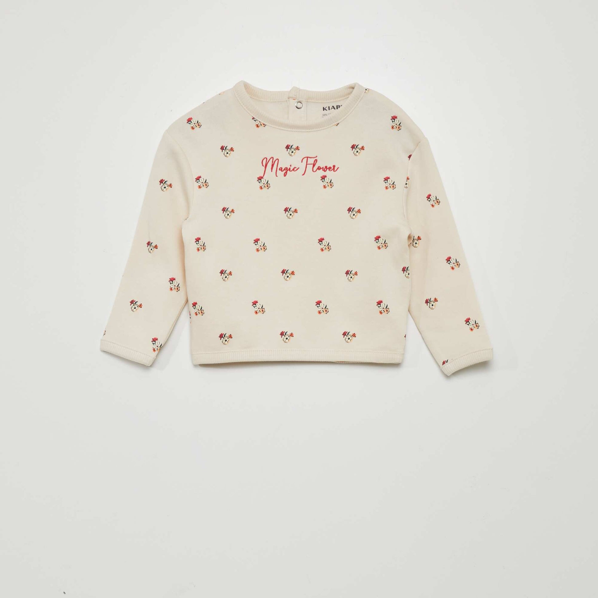 Ensemble pyjama motif sweat + legging - 2 pi ces Blanc