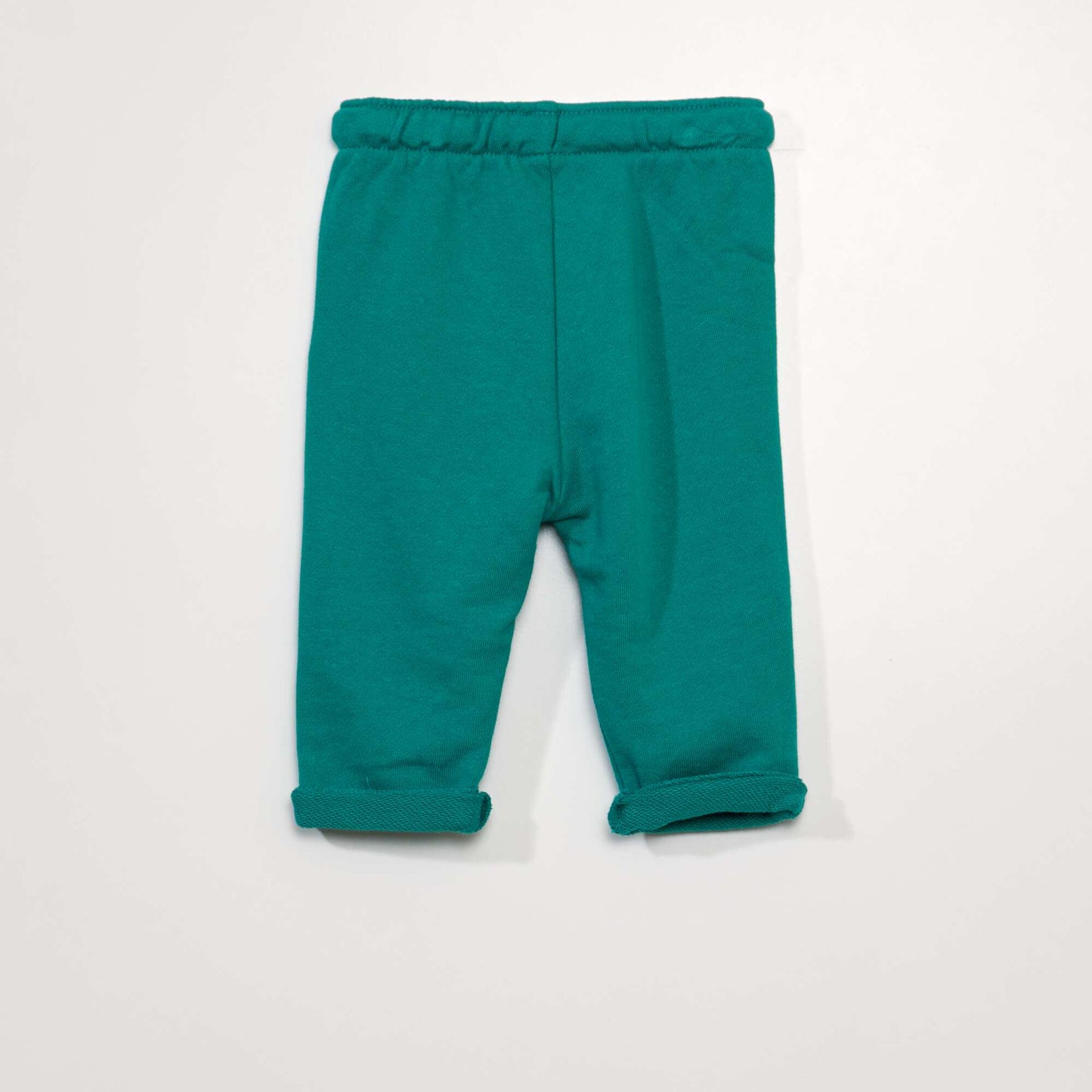 Pantalon jogging en french terry Vert