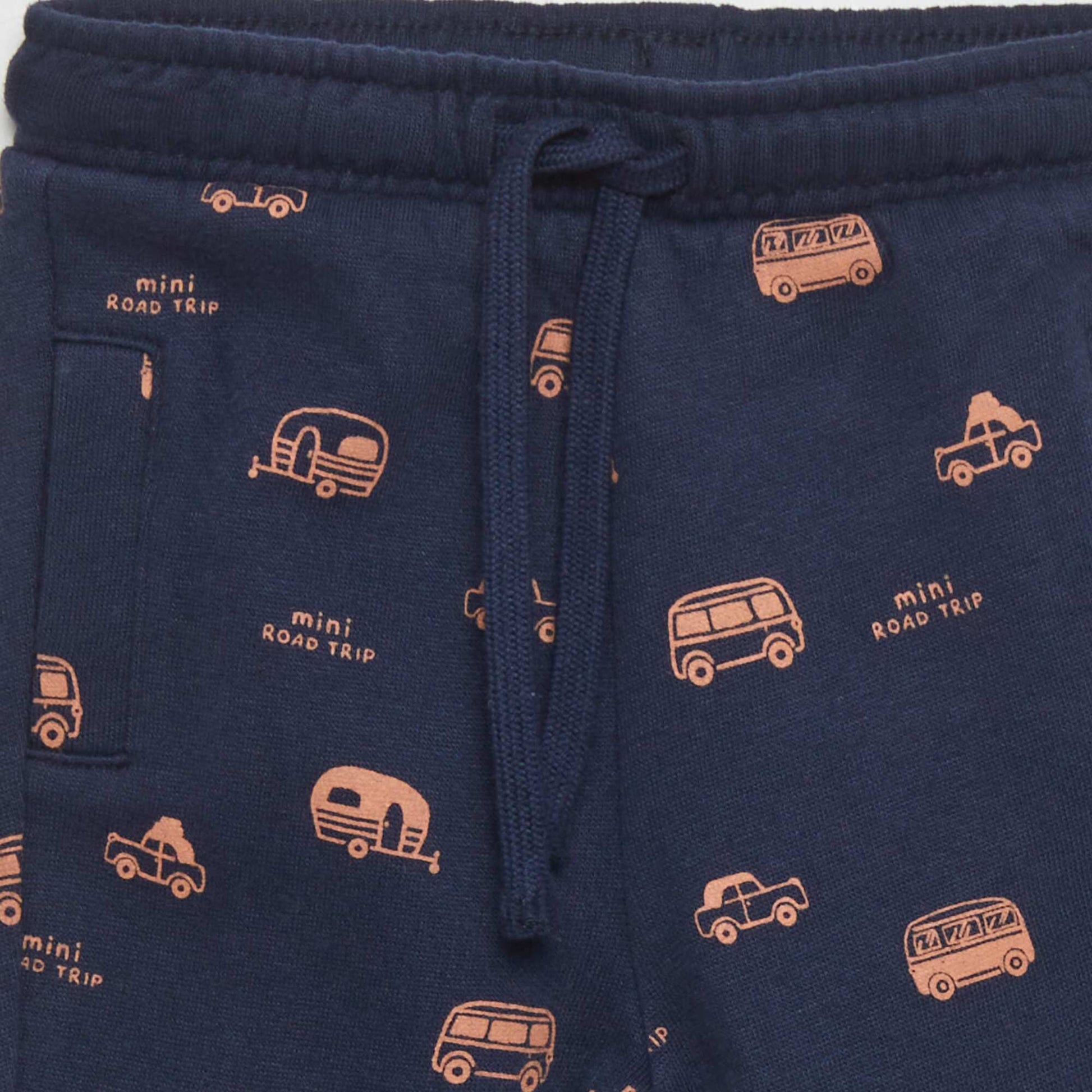 Pantalon de jogging motif Marine