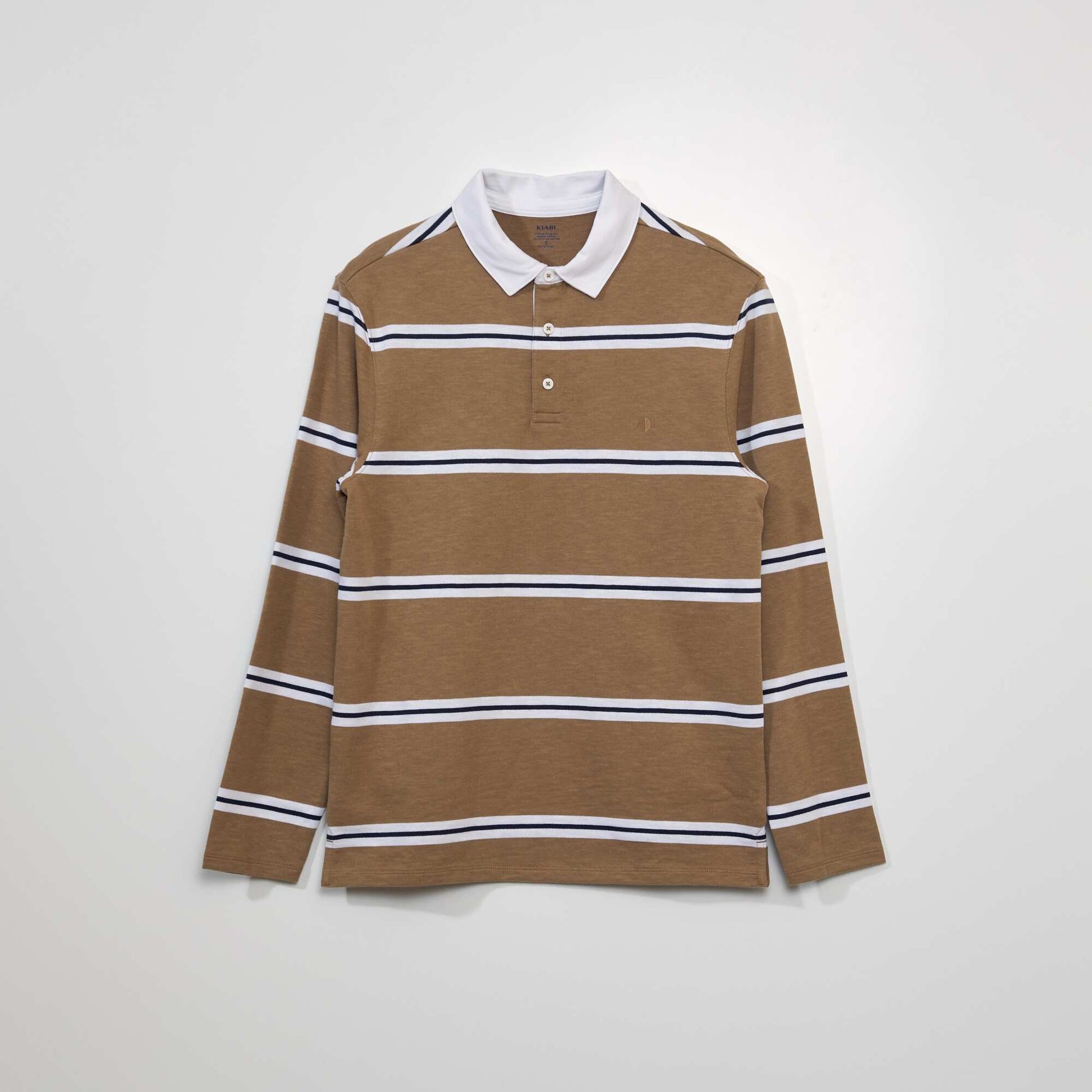 Polo en jersey Beige