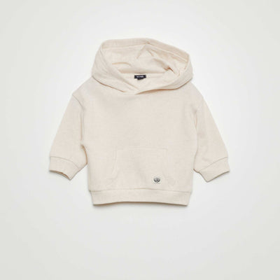 Sweat capuche Beige