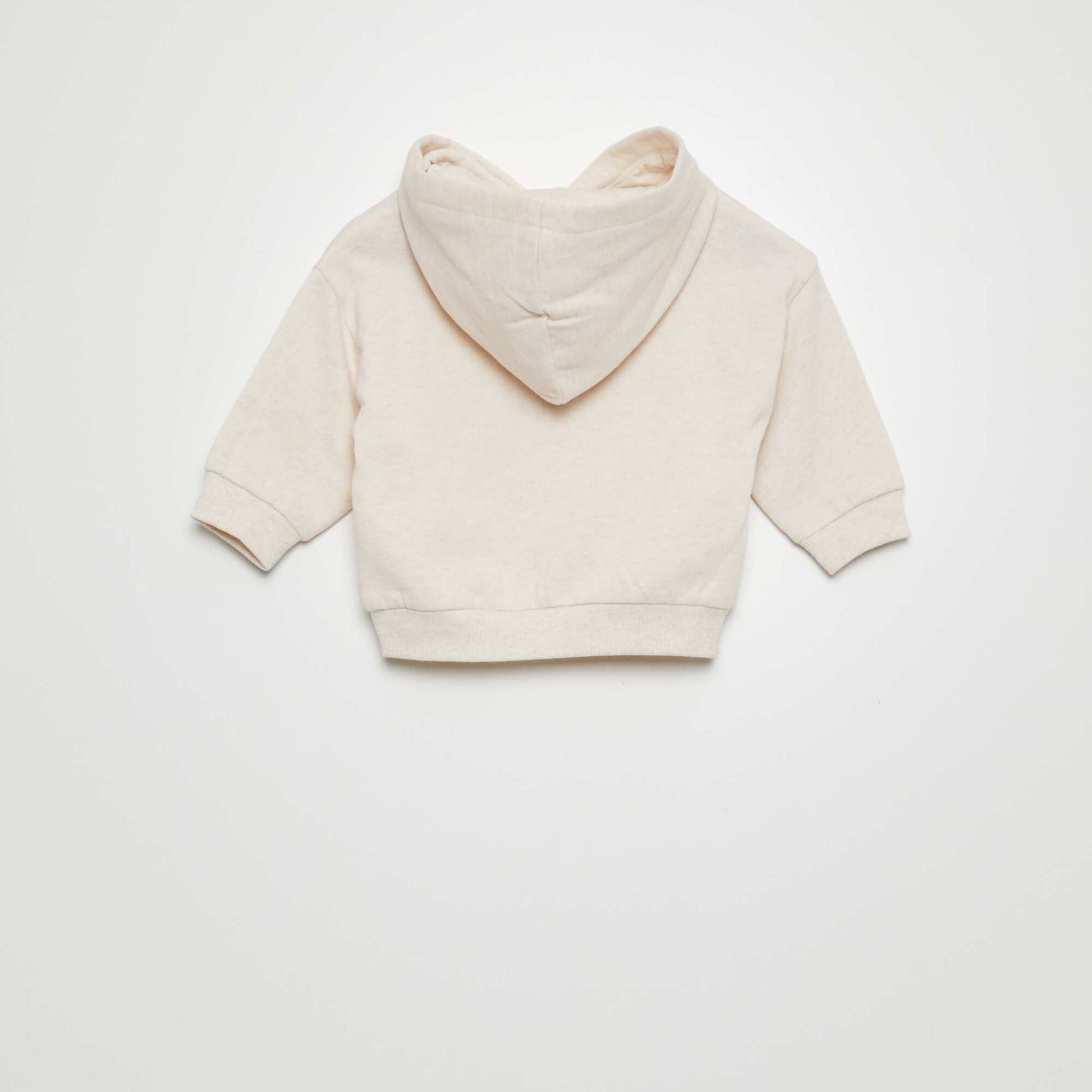 Sweat capuche Beige