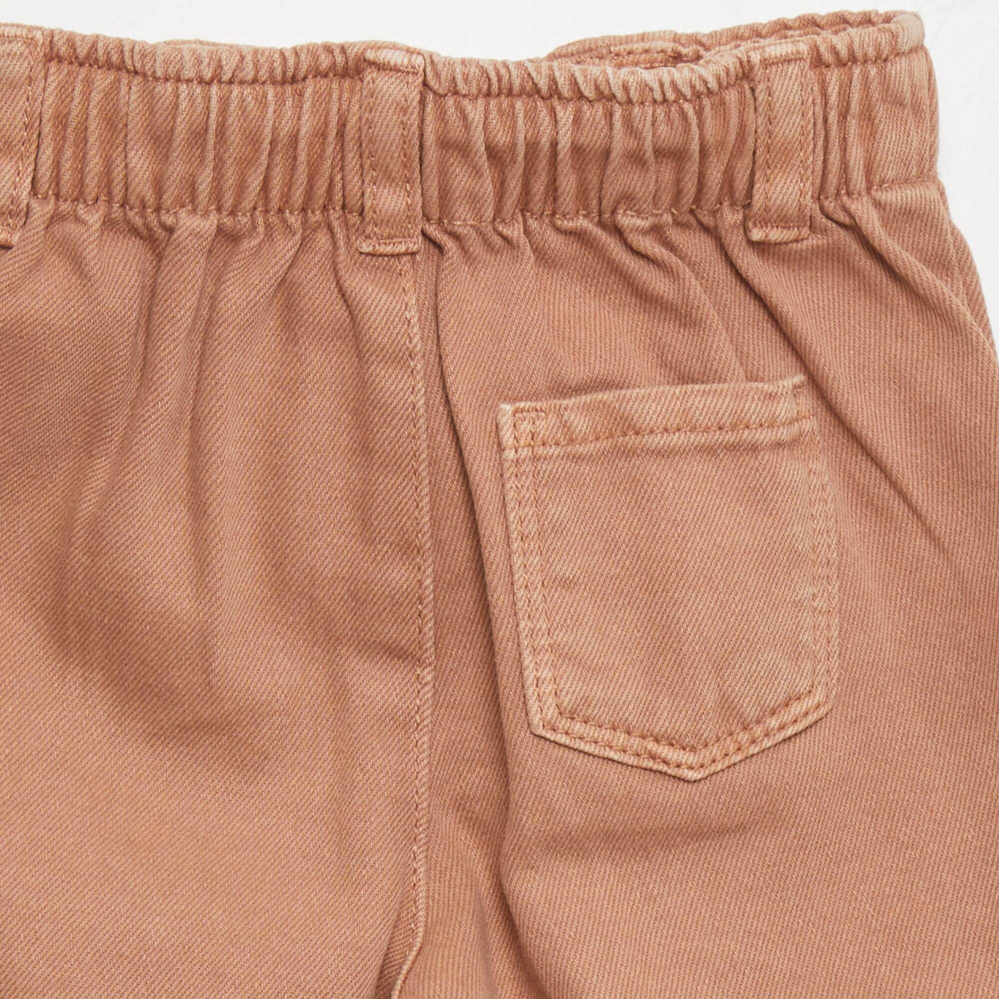 Pantalon style paper bag Orange
