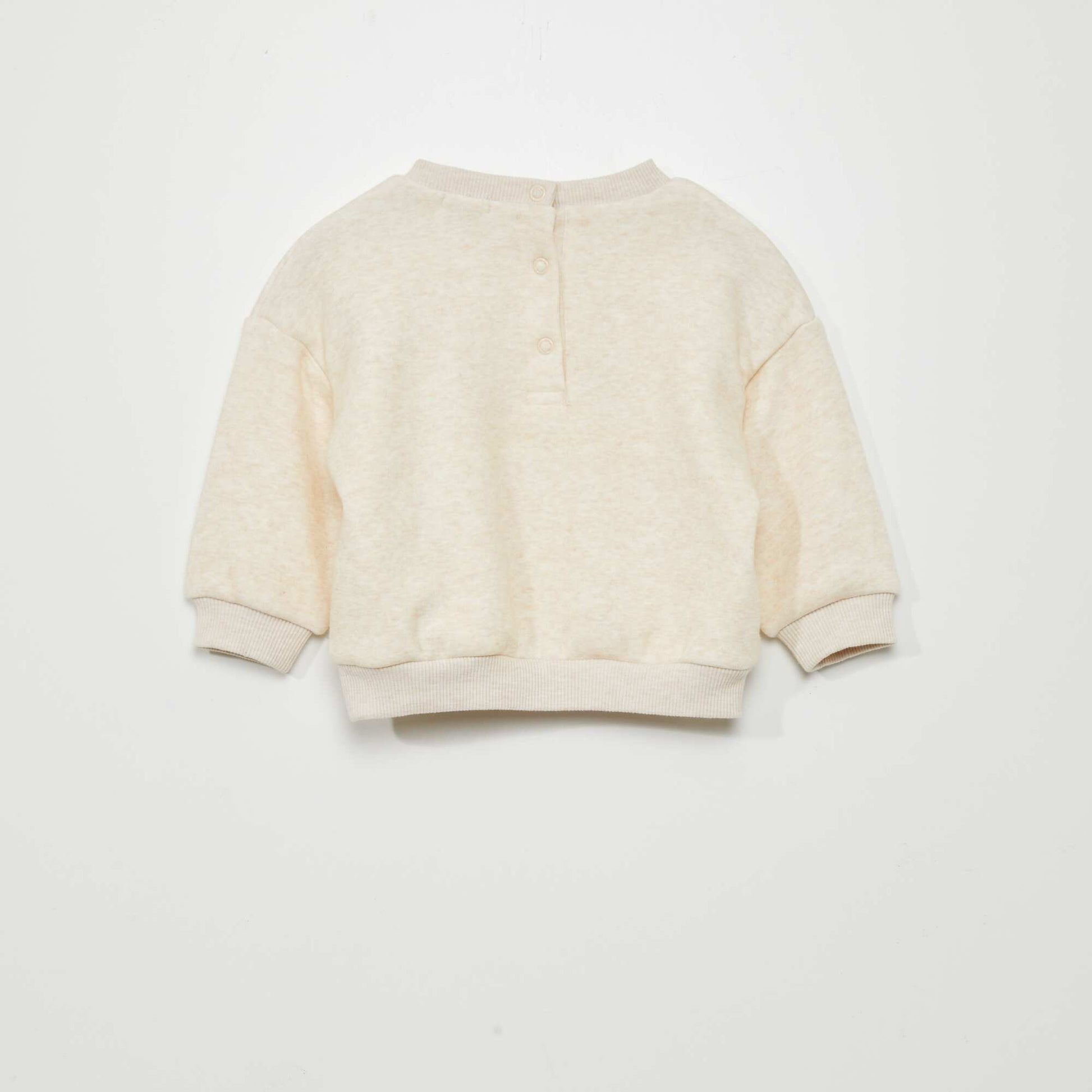 Sweat imprim Beige