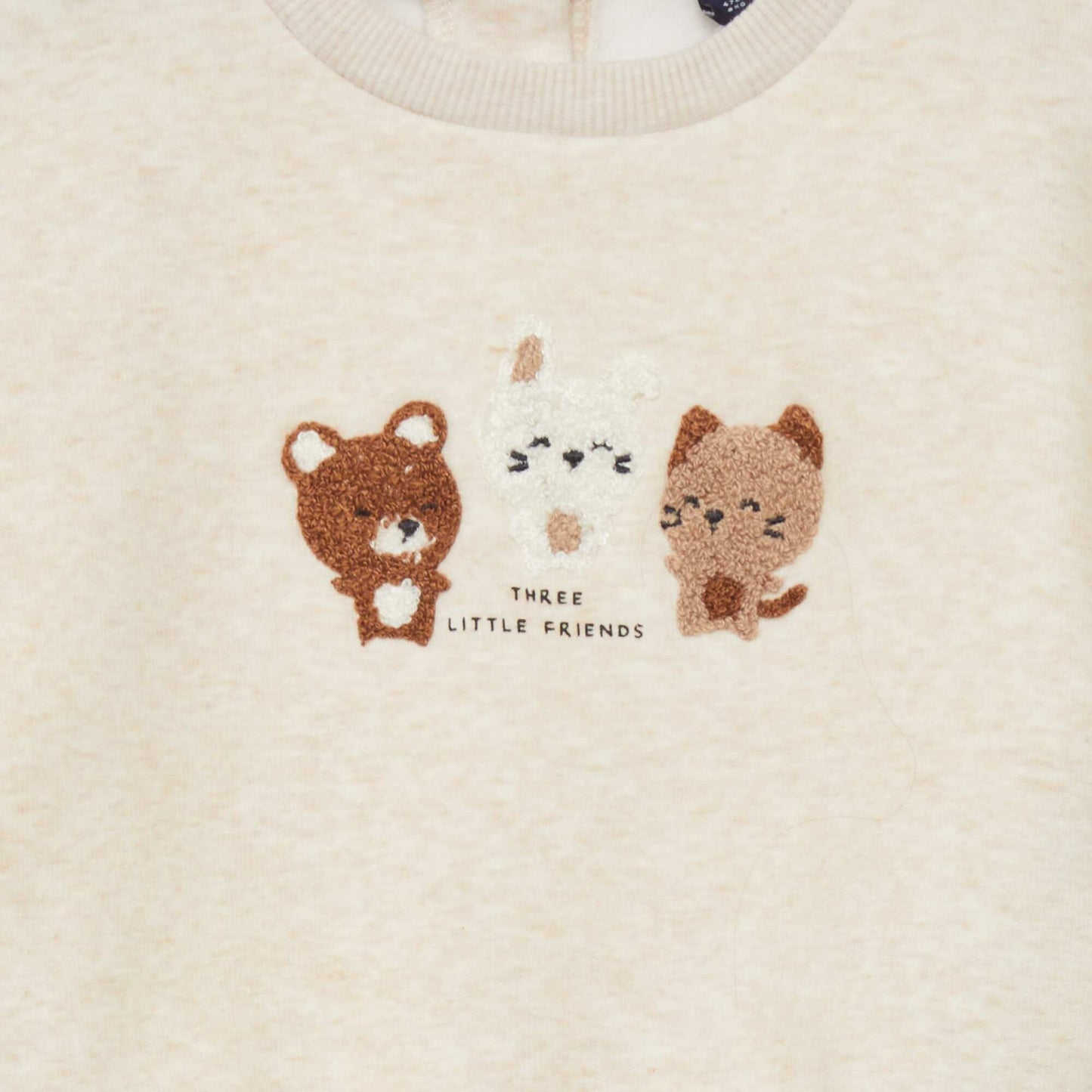 Sweat imprim Beige