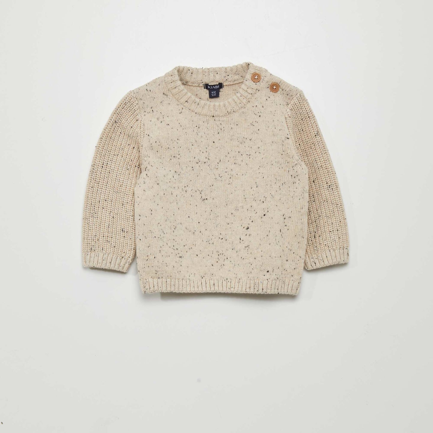 Pull mouchet Beige