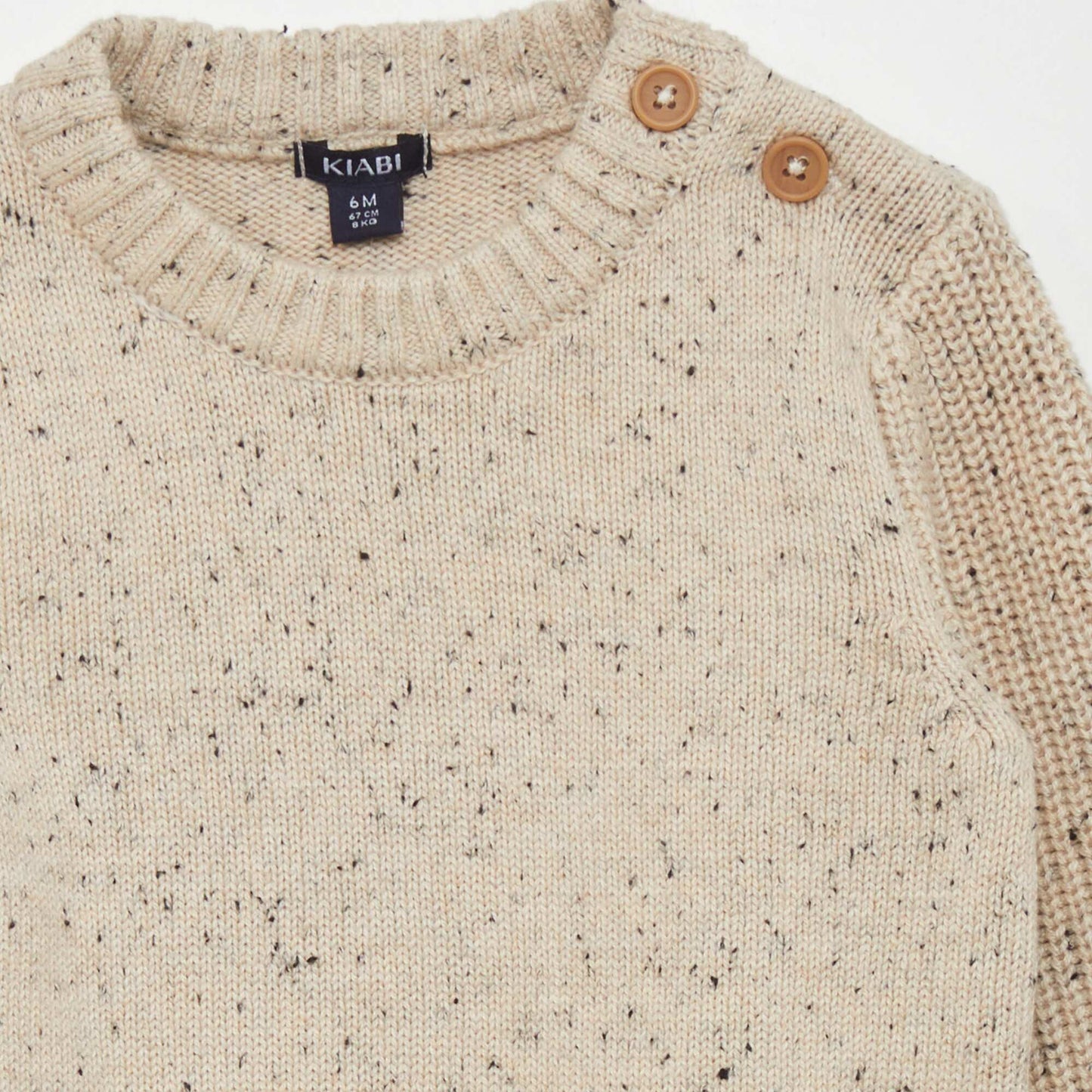 Pull mouchet Beige