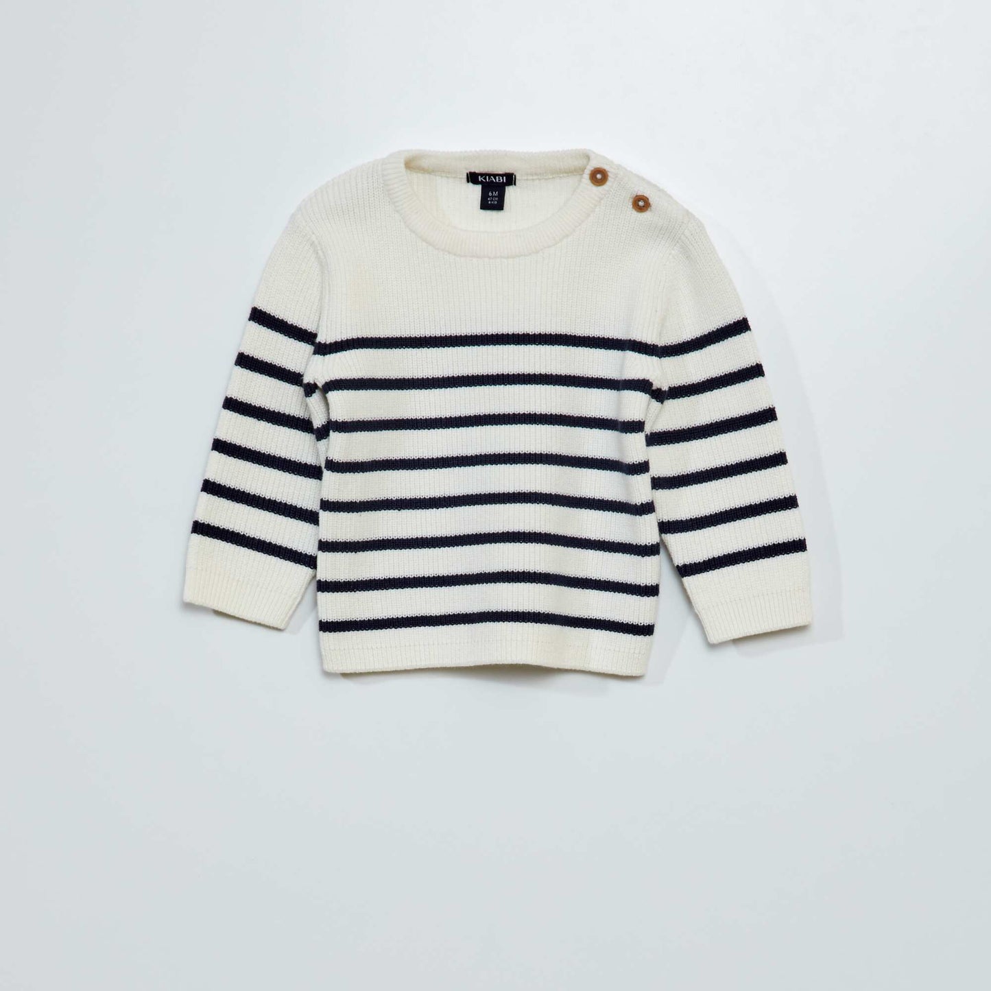 Pull en point mousse Blanc