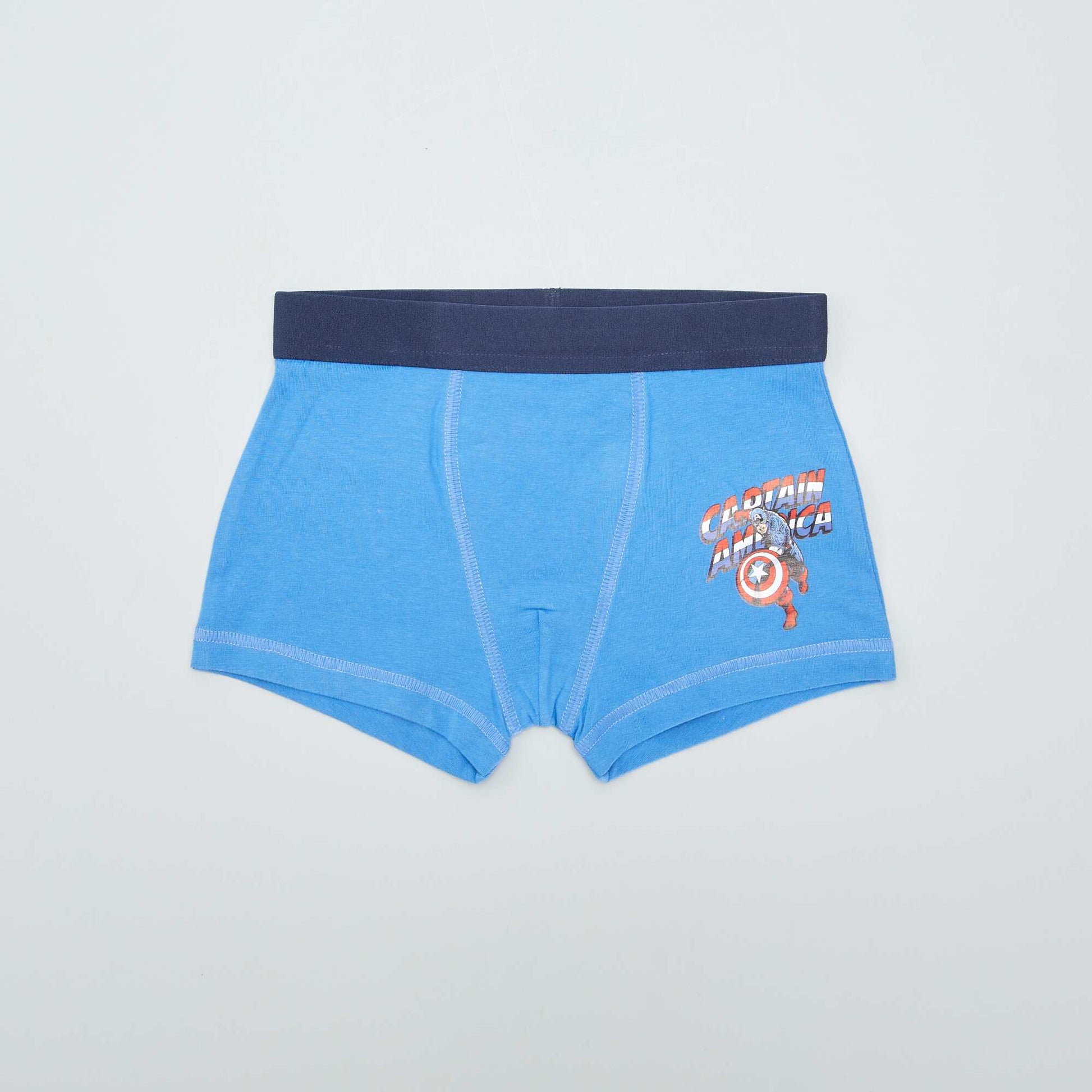 Lot 2 boxers 'Captain America' Bleu