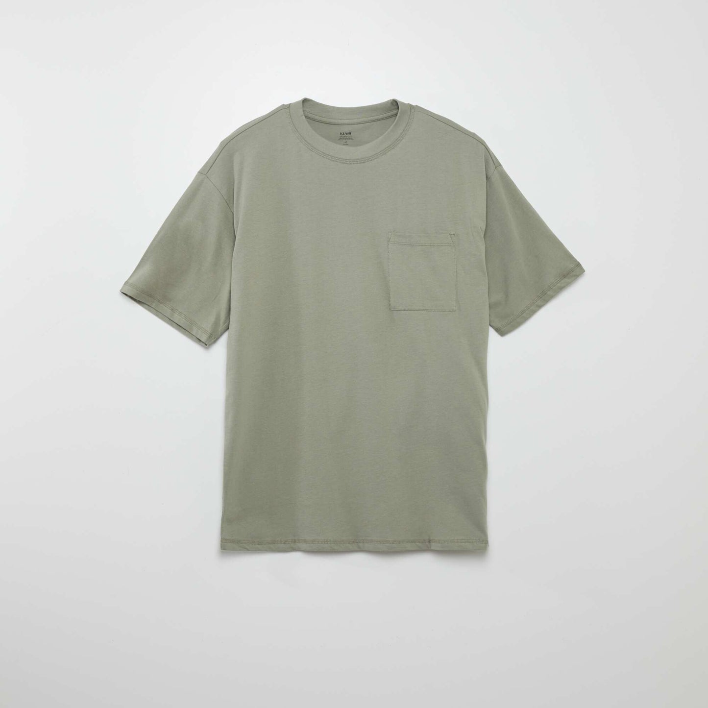 Tee-shirt uni coupe large Vert