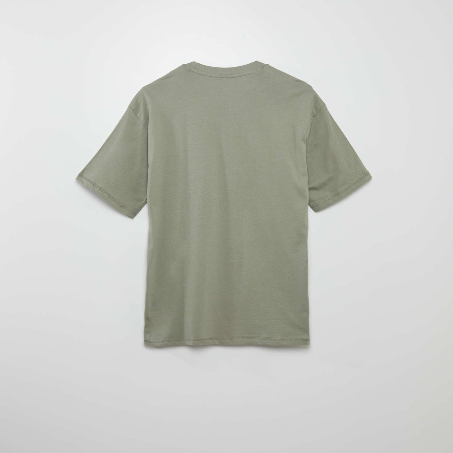 Tee-shirt uni coupe large Vert