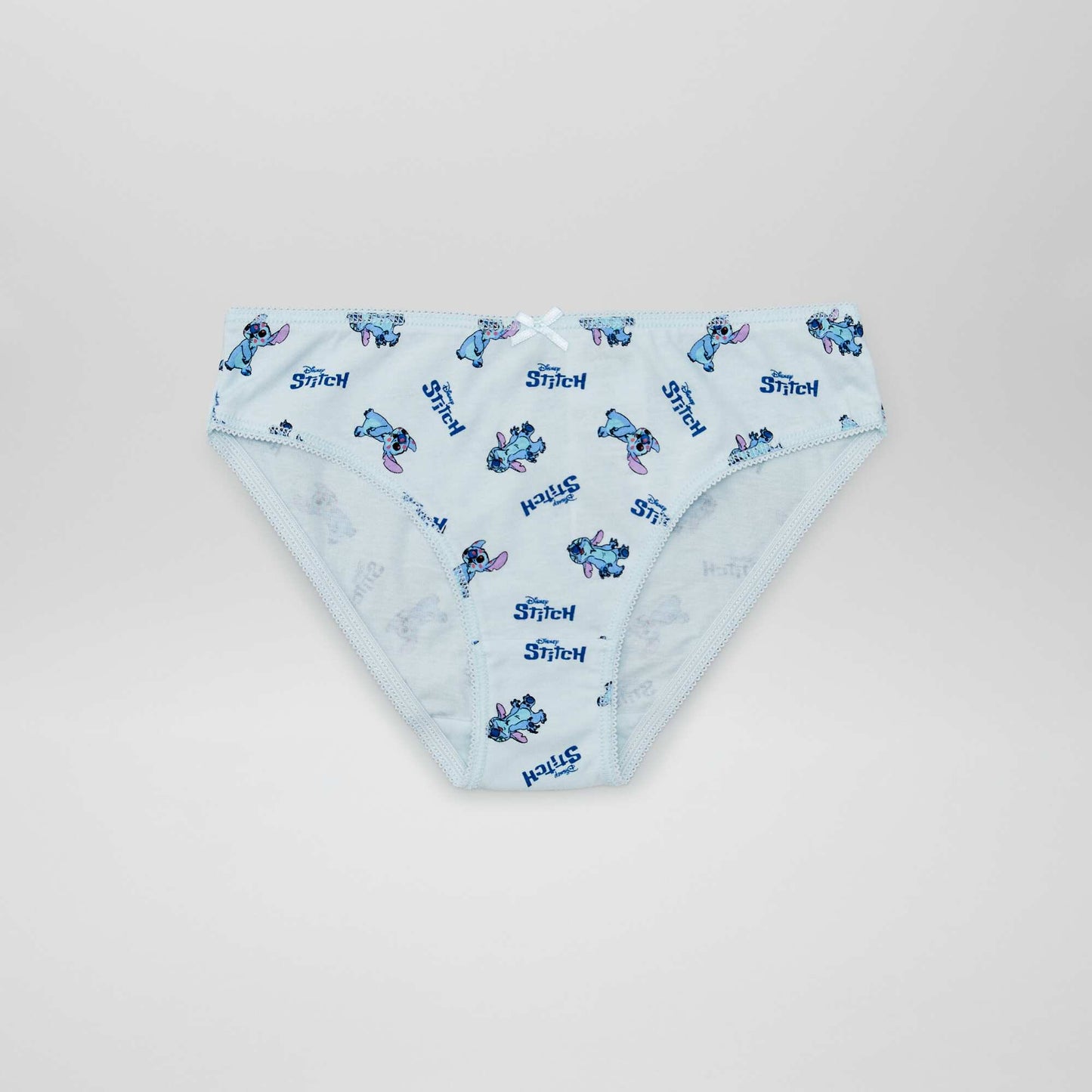 Lot de 3 culottes 'Stitch' 'Disney' Bleu/blanc/rose