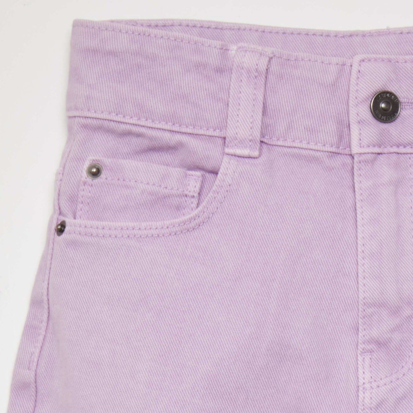 Jean wide leg taille haute Violet