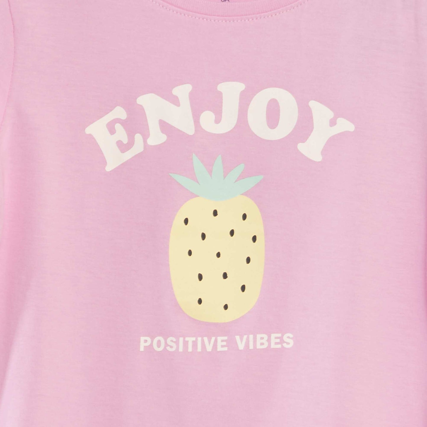 Ensemble de pyjama : T-shirt + short - 2 pi ces Rose bonbon