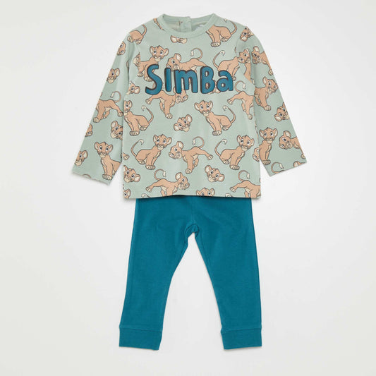 Ensemble pyjama t-shirt + pantalon 'Disney' - 2 pièces Vert